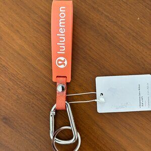Lululemon Silicone Keychain - Orange NWT